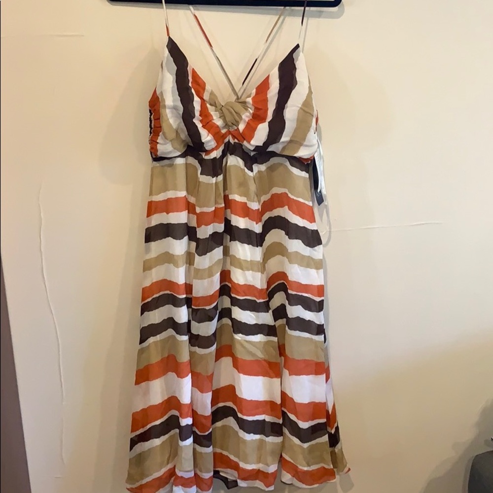Anne Klein summer chiffon dress sz 14